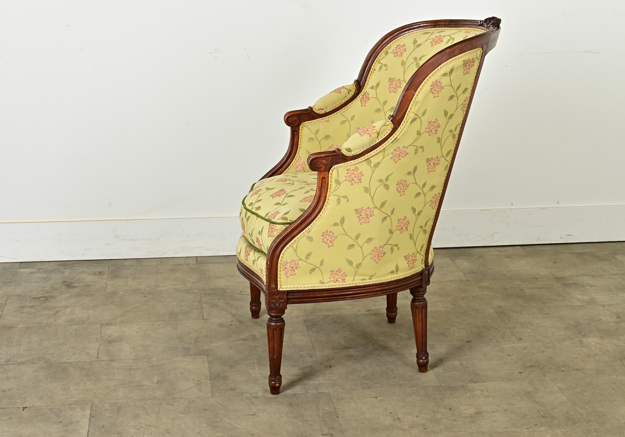 French 18th Century Louis XVI Bergere 3
