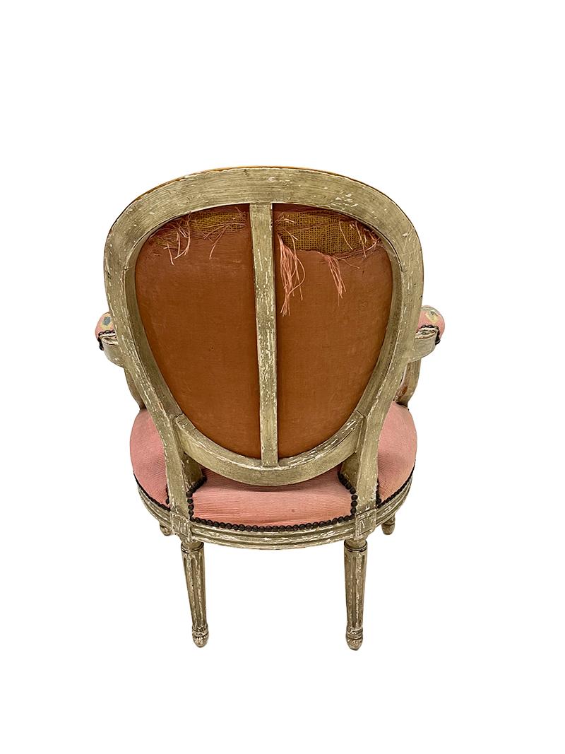 French 18th Century Louis XVI Children's Chair For Sale 2