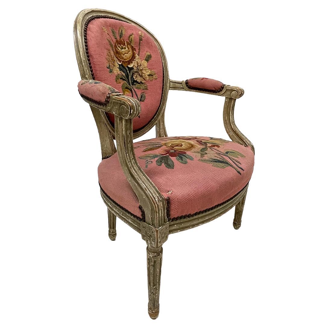 French 18th Century Louis XVI Children's Chair For Sale