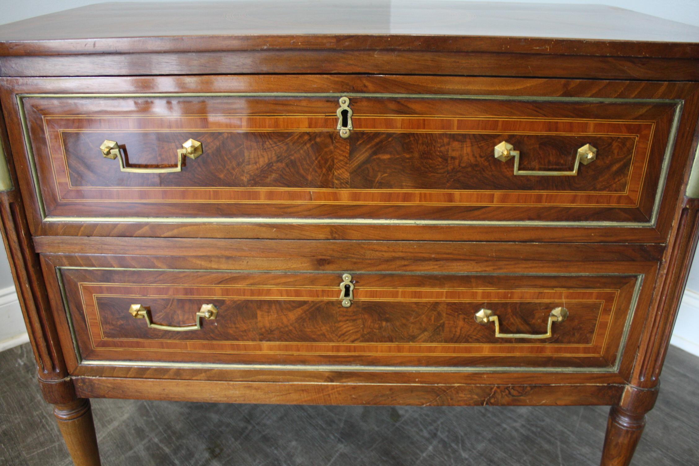 Marquetry French 18th Century Louis XVI Commode