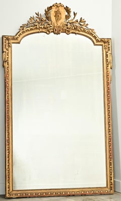 French 18th Century Louis XVI Gold Gilt Mirror