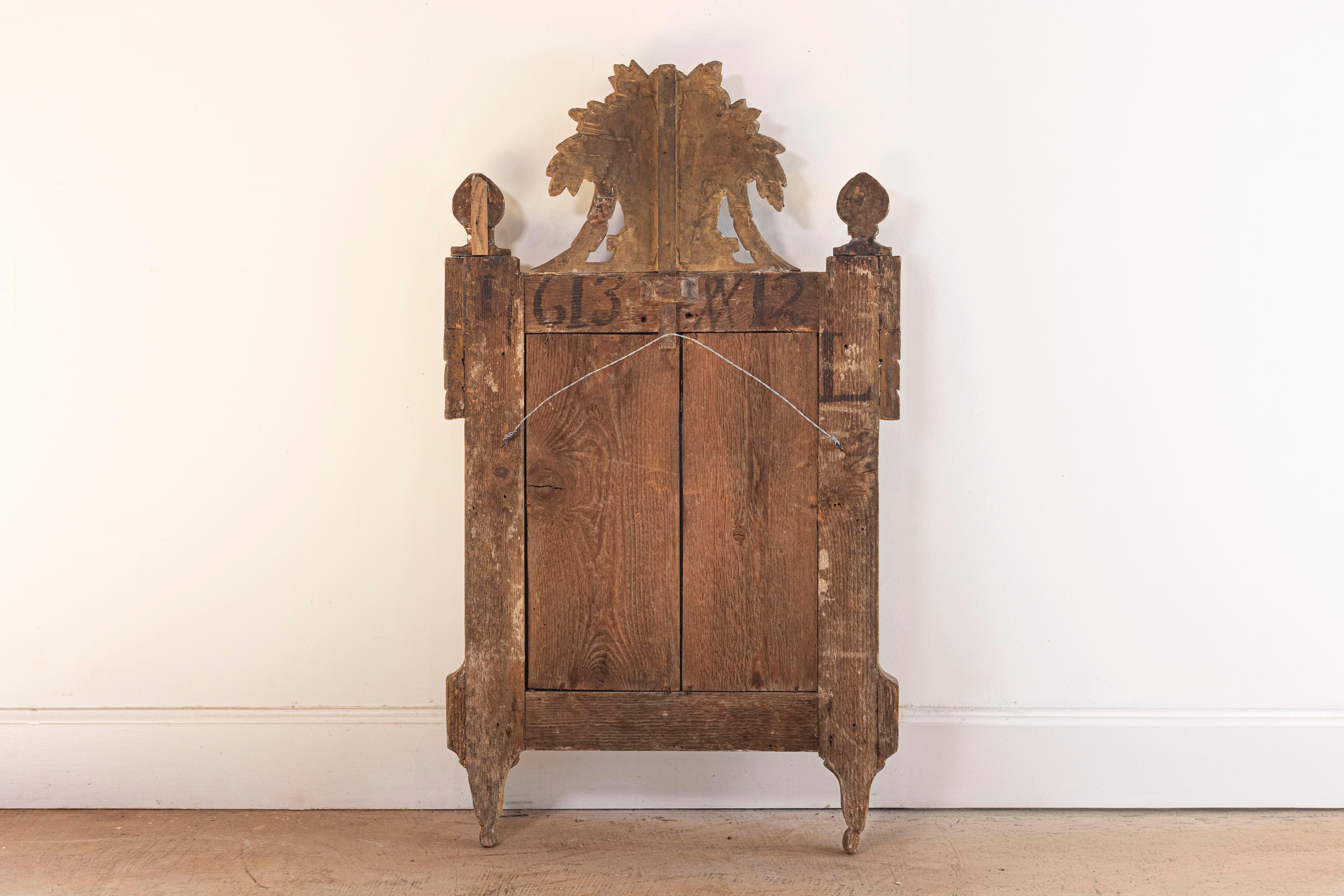 XVIIIe siècle Miroir Louis XVI français du 18ème siècle Circa 1790 en vente
