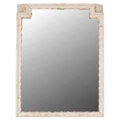 French 18th Century Louis XVI Painted Wood Panel Mirror