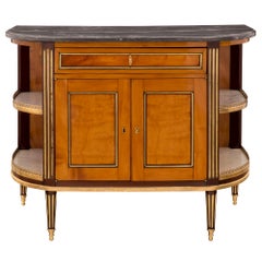 Carrara Marble Case Pieces and Storage Cabinets