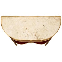 Französischer Konsolentisch aus der Louis-XVI-Periode des 18. Jahrhunderts, signiert J. Caumont JME