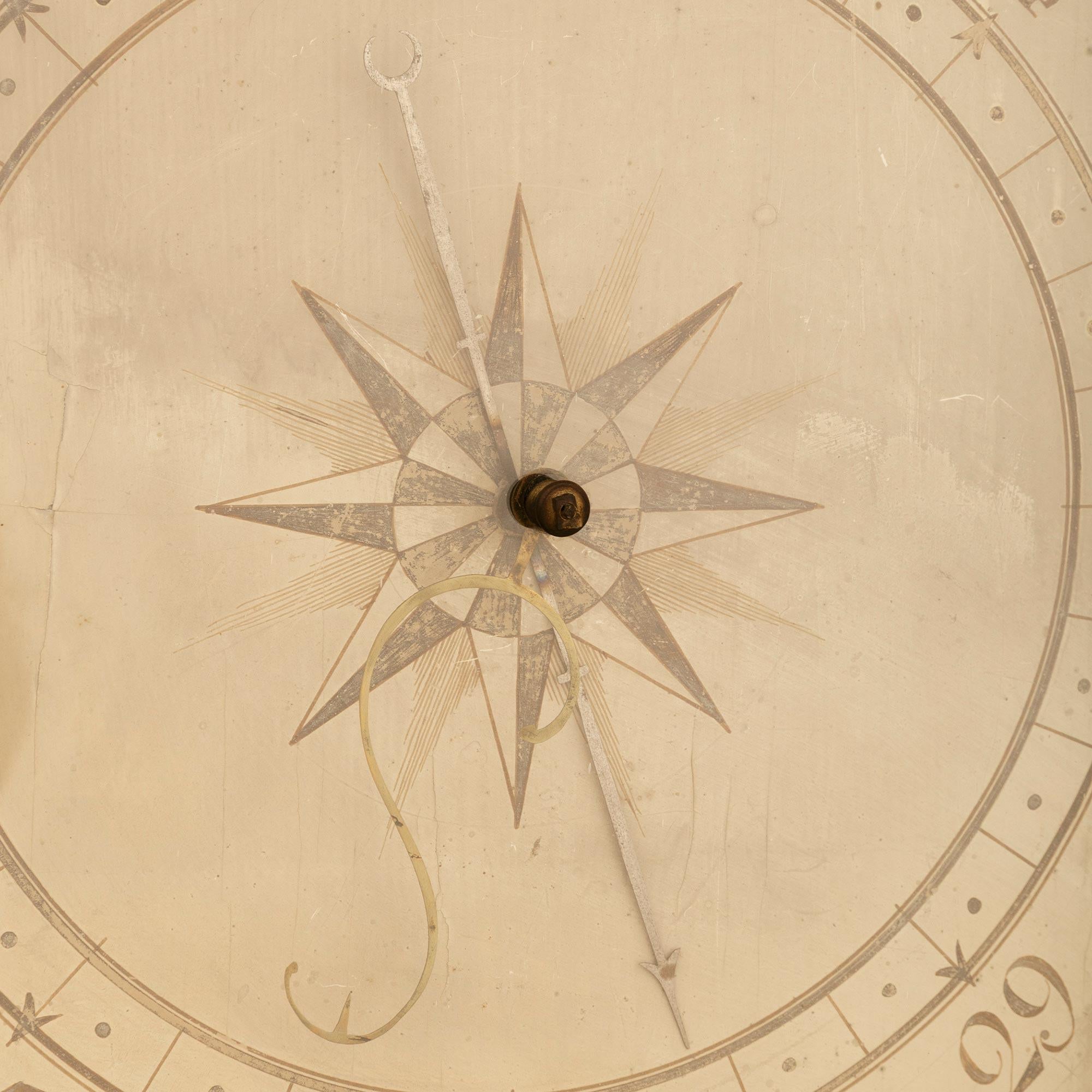 French 18th century Louis XVI Period Giltwood barometer, signed Lepage 1767 For Sale 4