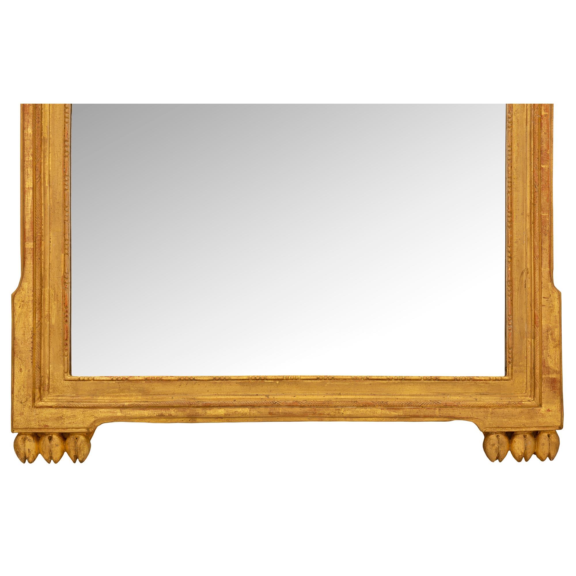 XVIIIe siècle et antérieur Miroir français d'époque Louis XVI du 18ème siècle en vente