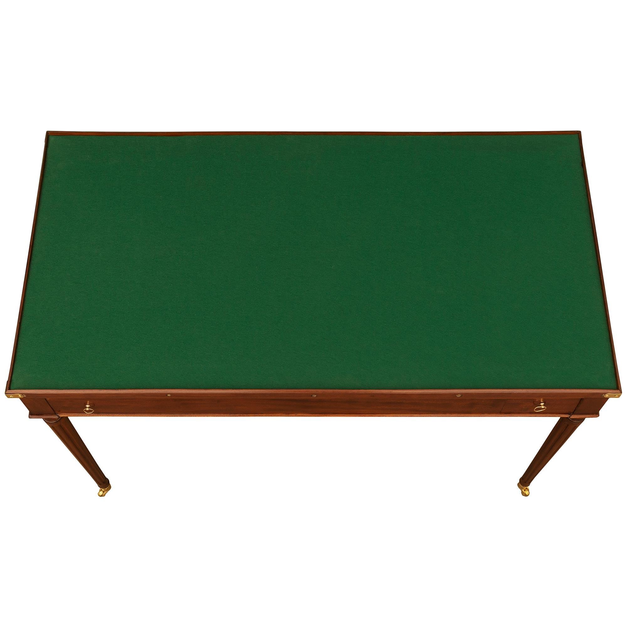 French 18th century Louis XVI Period Mahogany games table For Sale 5
