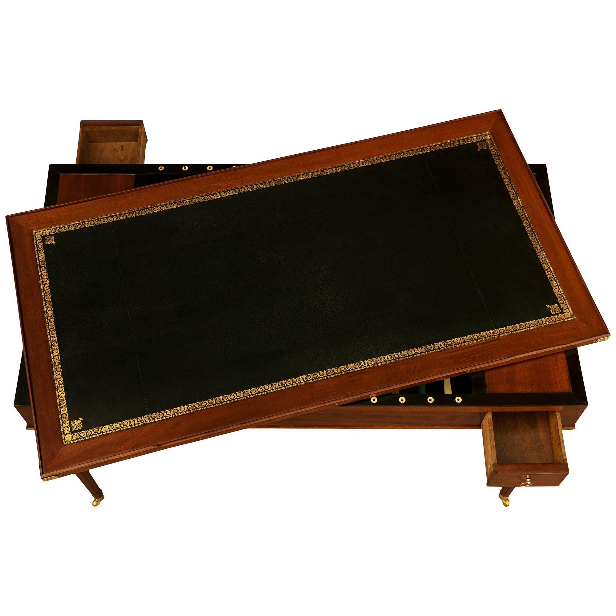 French 18th century Louis XVI Period Mahogany games table For Sale 4
