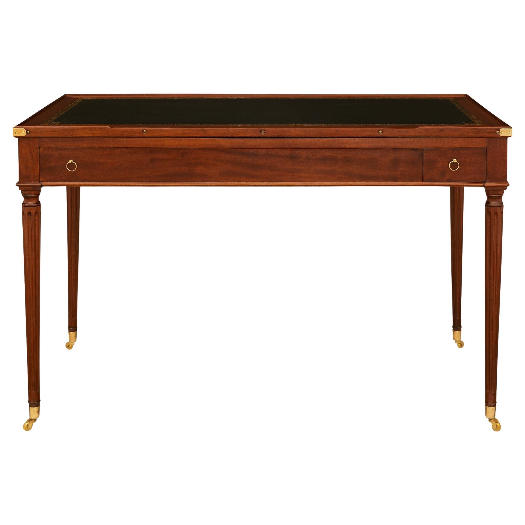 French 18th century Louis XVI Period Mahogany games table For Sale
