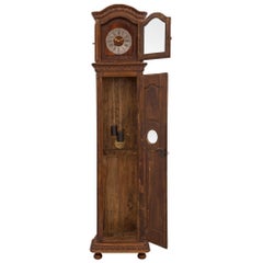 French 18th Century Louis XVI Period Oak Grandfather Clock