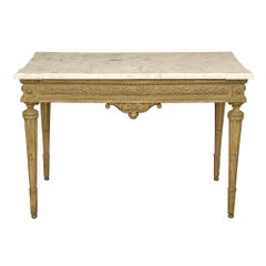 French 18th Century Louis XVI Period Patinated Center Table