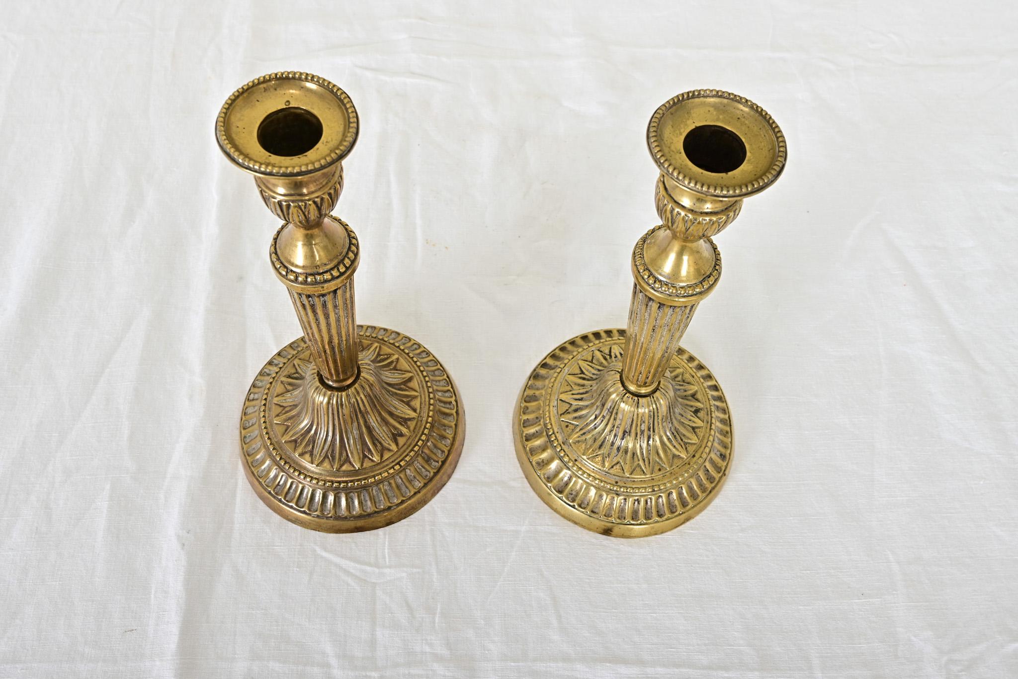 Candeleros franceses del siglo XVIII estilo Luis XVI siglo XVIII y antes en venta