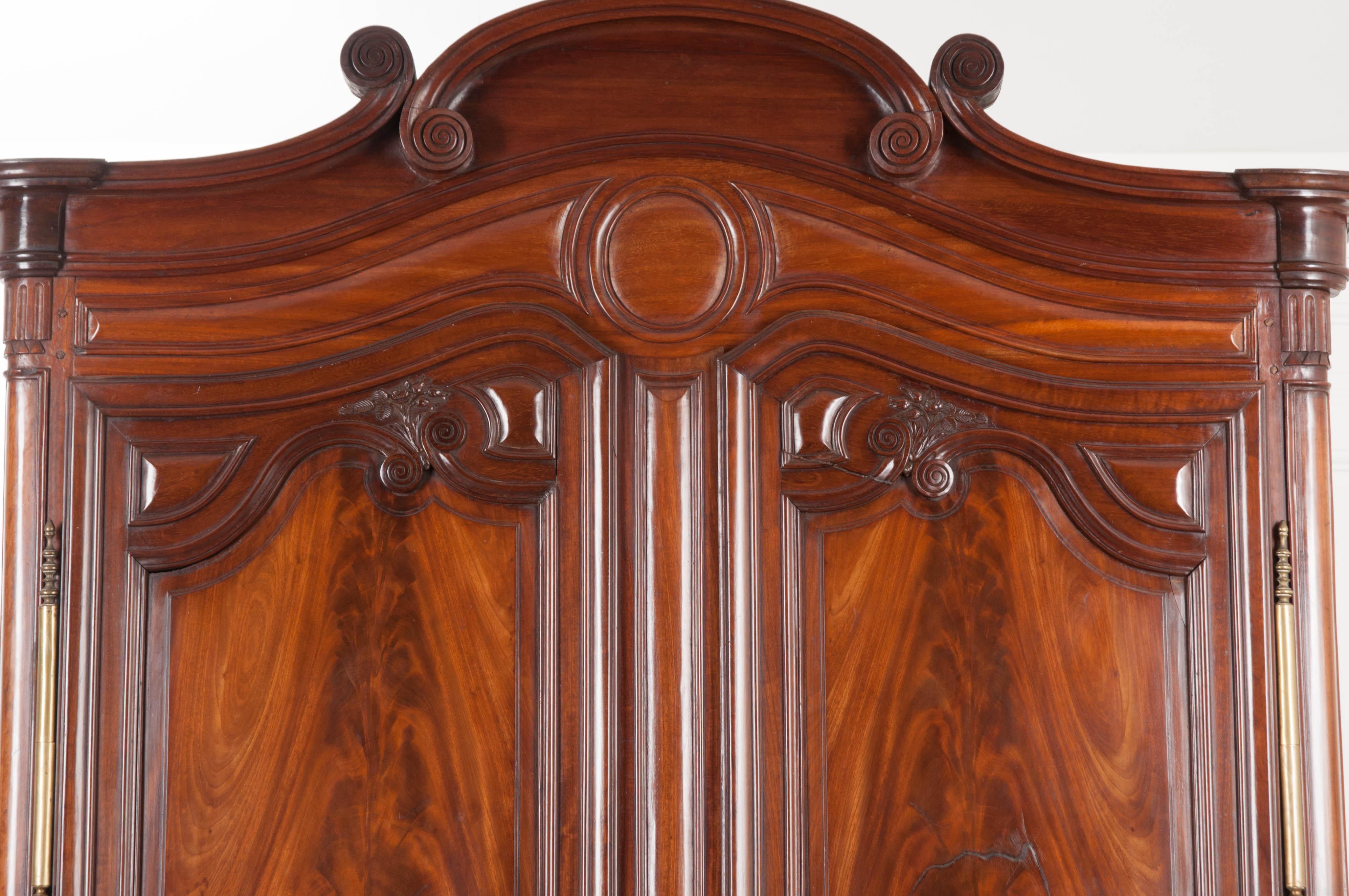 mahogany armoires