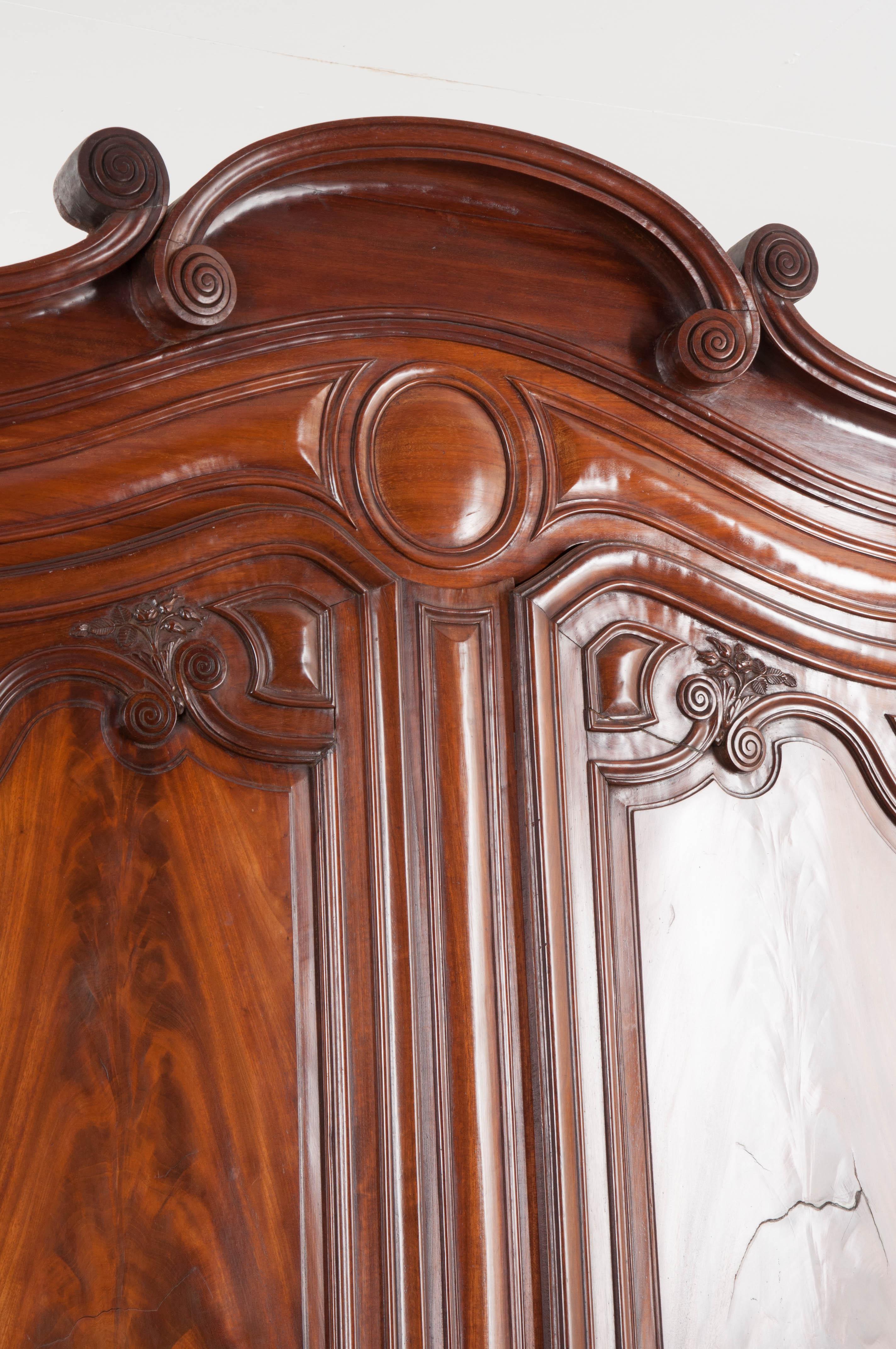 armoire mahogany