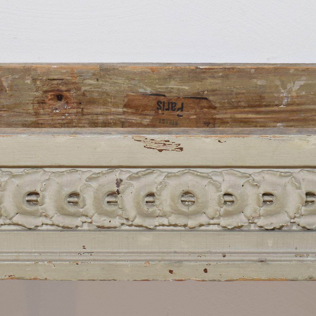 French 18th Century Marble-Top Louis XVI Console Table For Sale 5