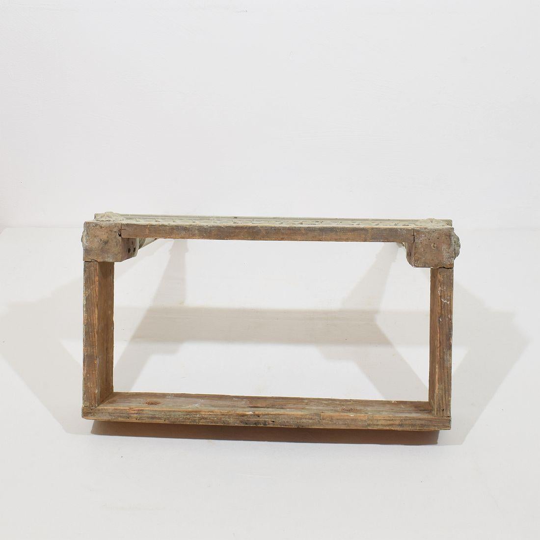 French 18th Century Marble-Top Louis XVI Console Table For Sale 10