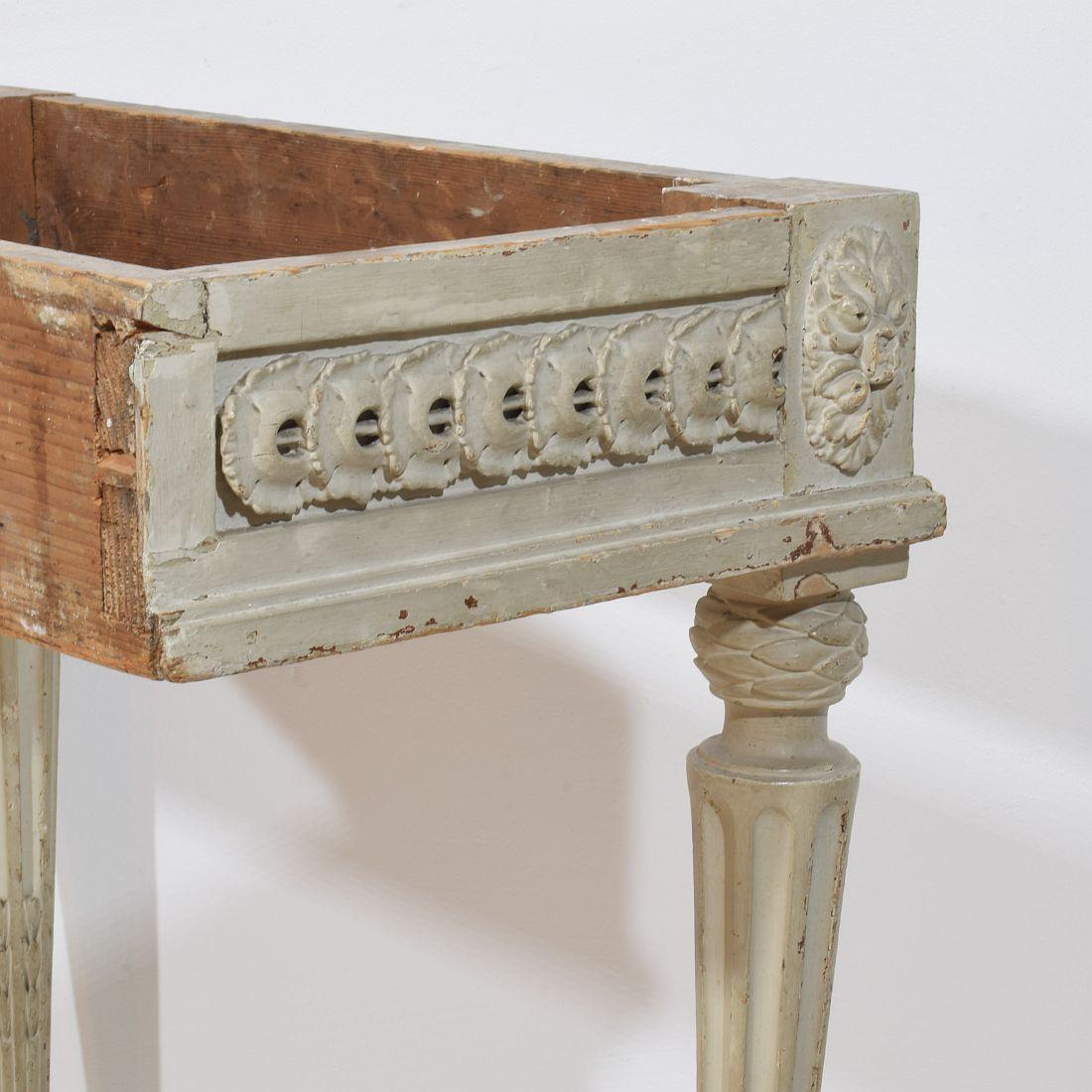 French 18th Century Marble-Top Louis XVI Console Table For Sale 13