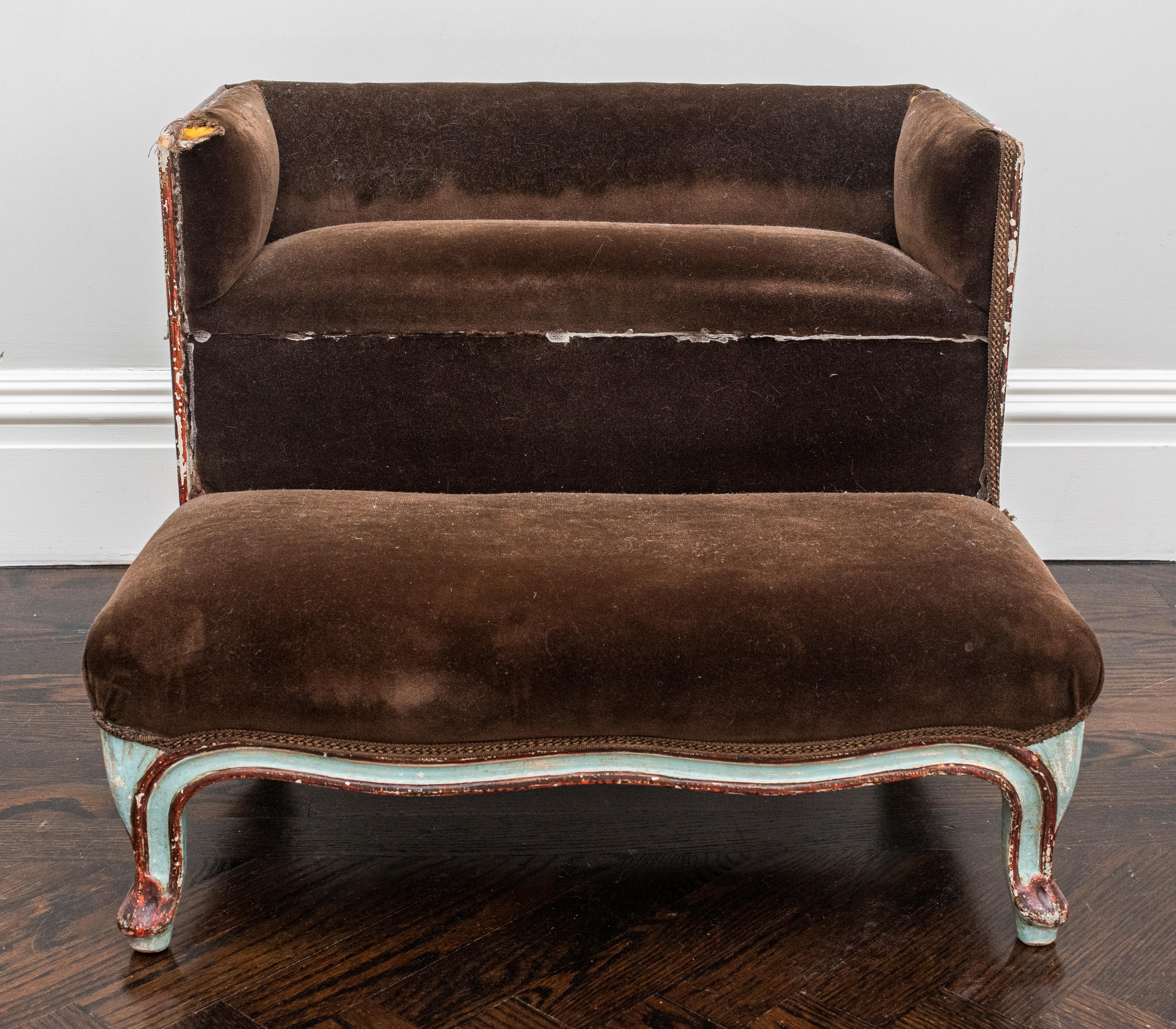 Carved French 18th Century Marchepied Bed Steps