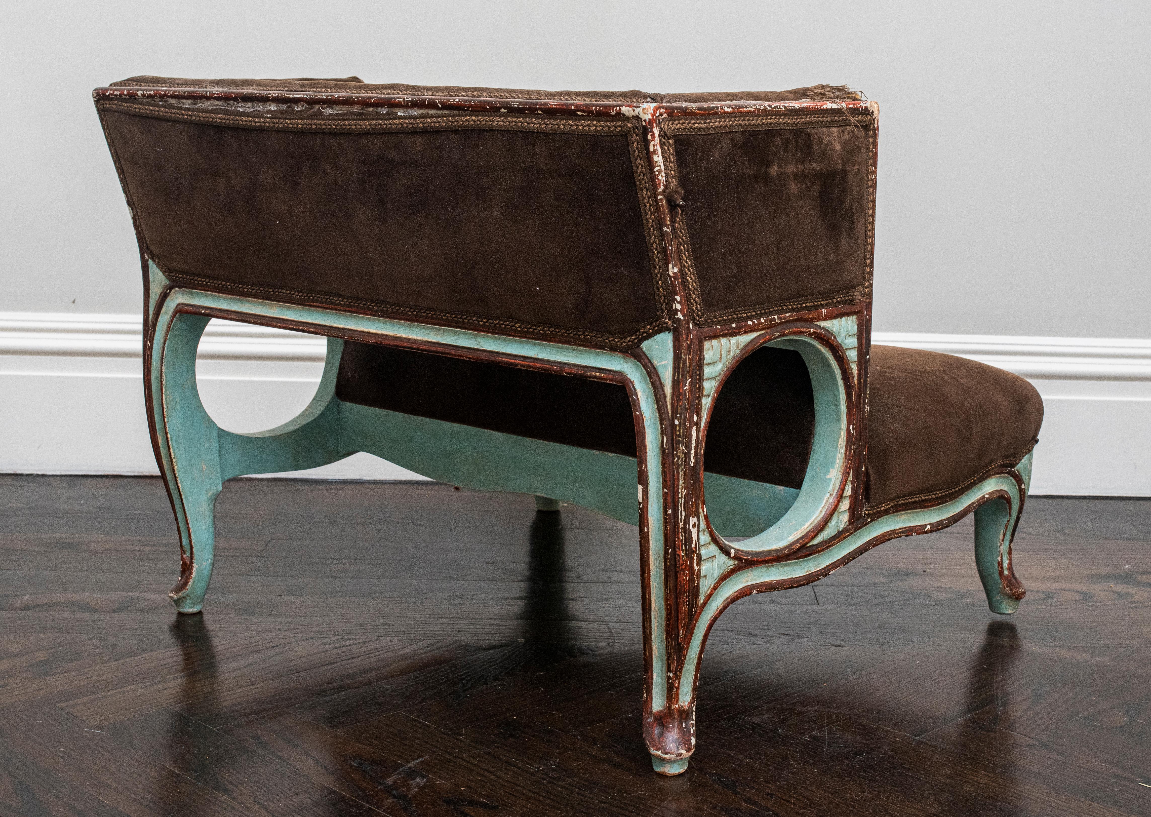 French 18th Century Marchepied Bed Steps 1