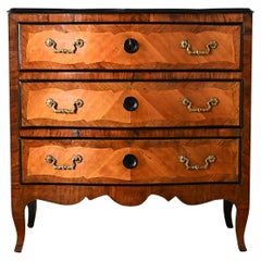 Antique French 18th Century Marquetry Commode