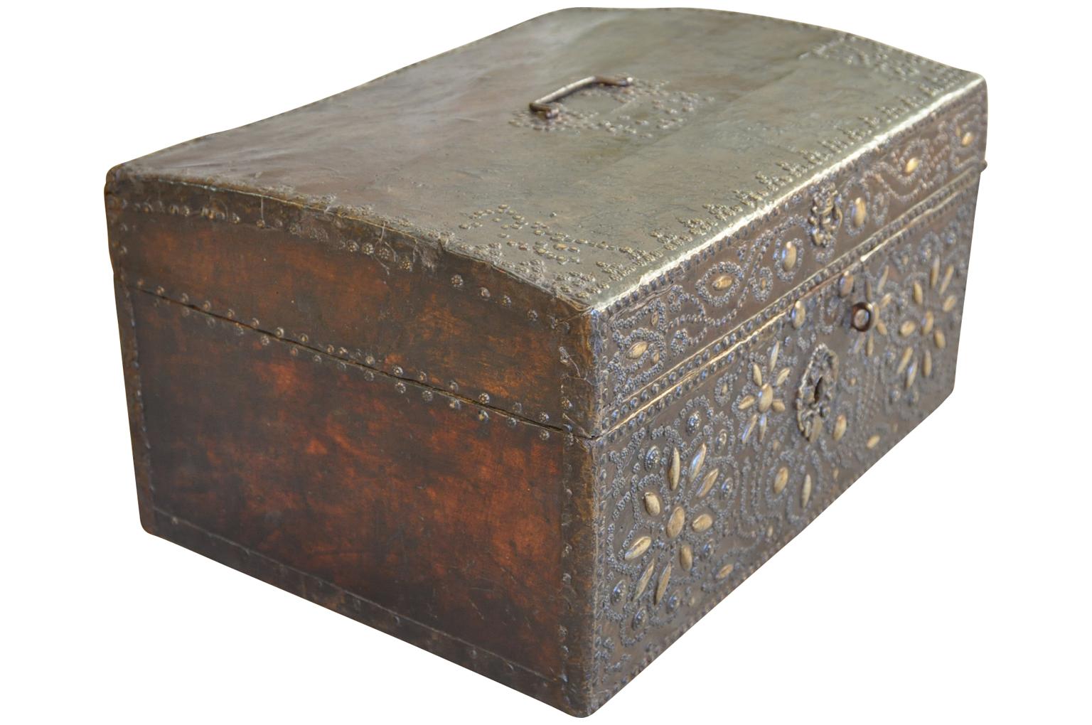 French 18th Century Marriage Coffee, Trunk 1