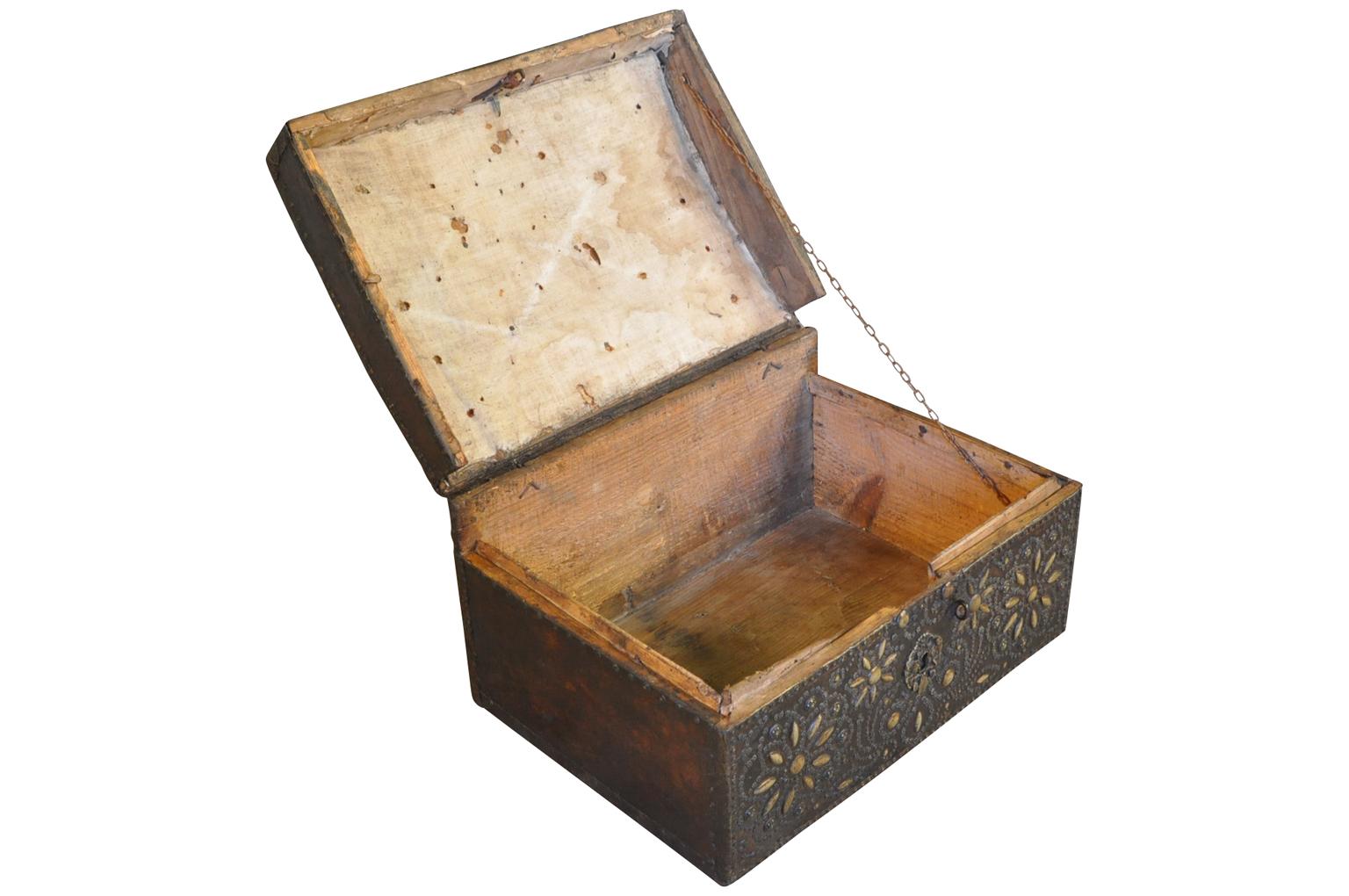 French 18th Century Marriage Coffee, Trunk 2