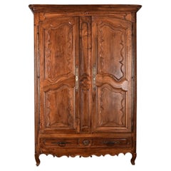French 18th Century Massive Louis XV Carved Armoire French 18th Century Massive Louis XV Carved Armoire