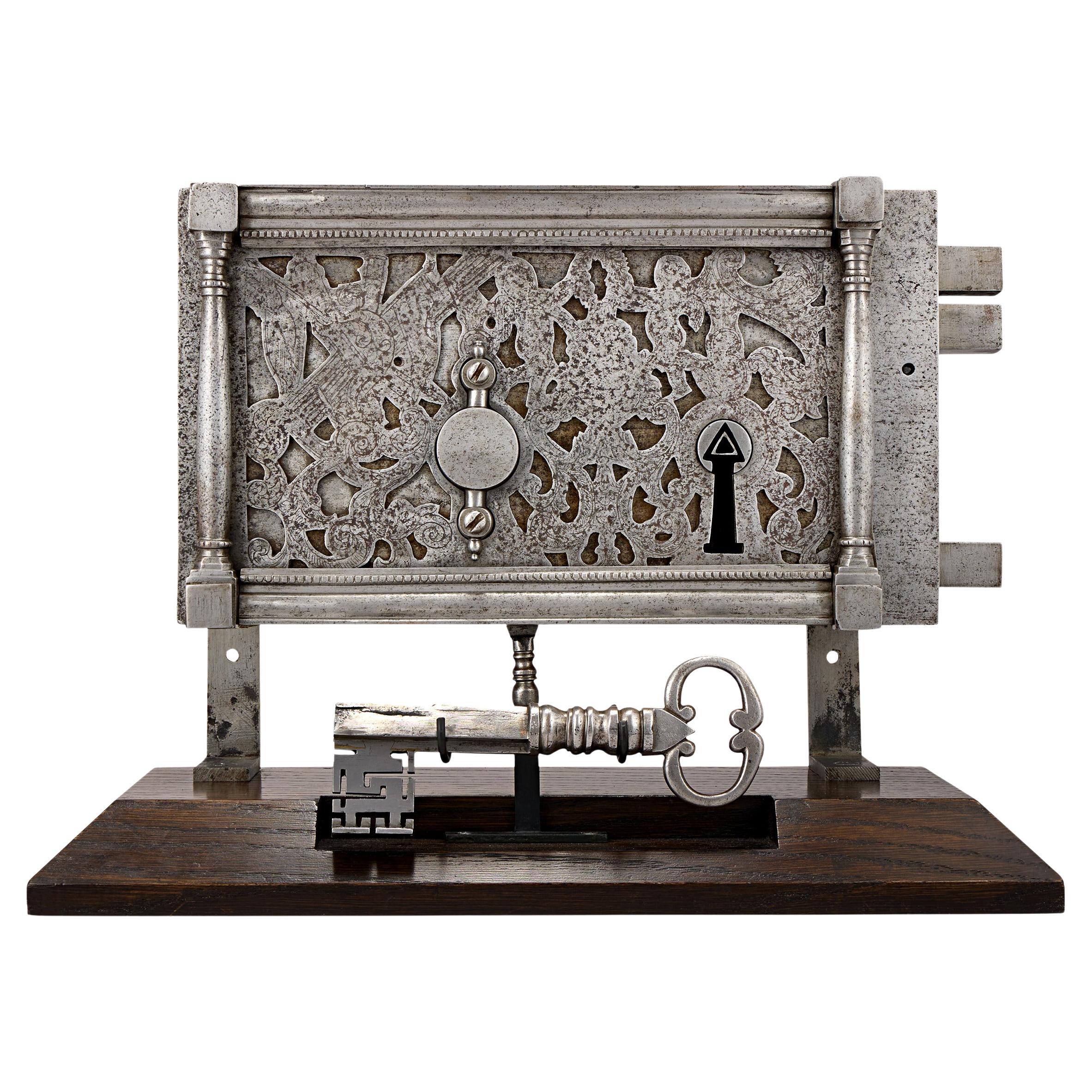 French 18th-Century Master's Lock For Sale