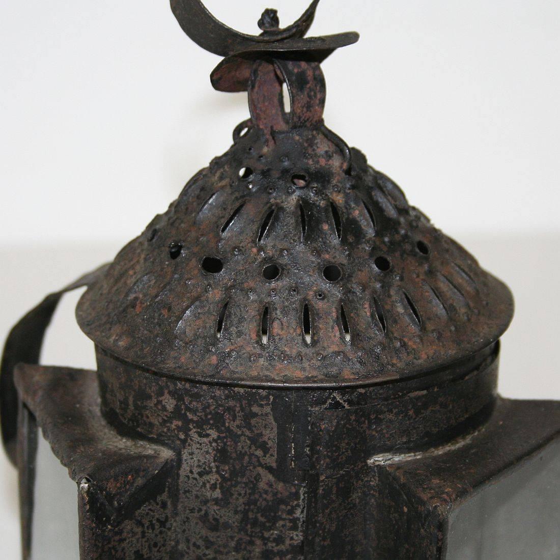 French 18th Century Metal Lantern 4