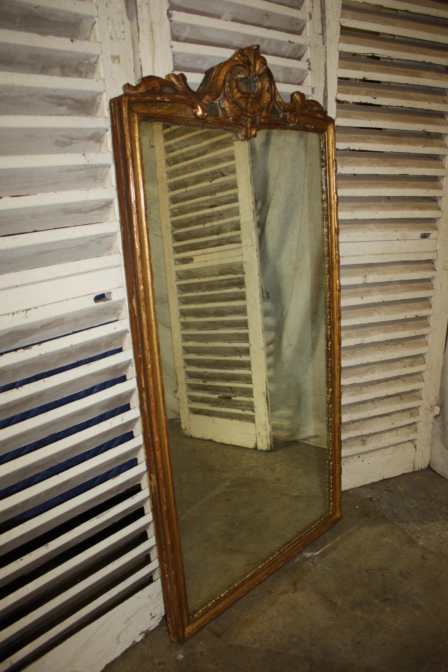 French 18th Century mirror.