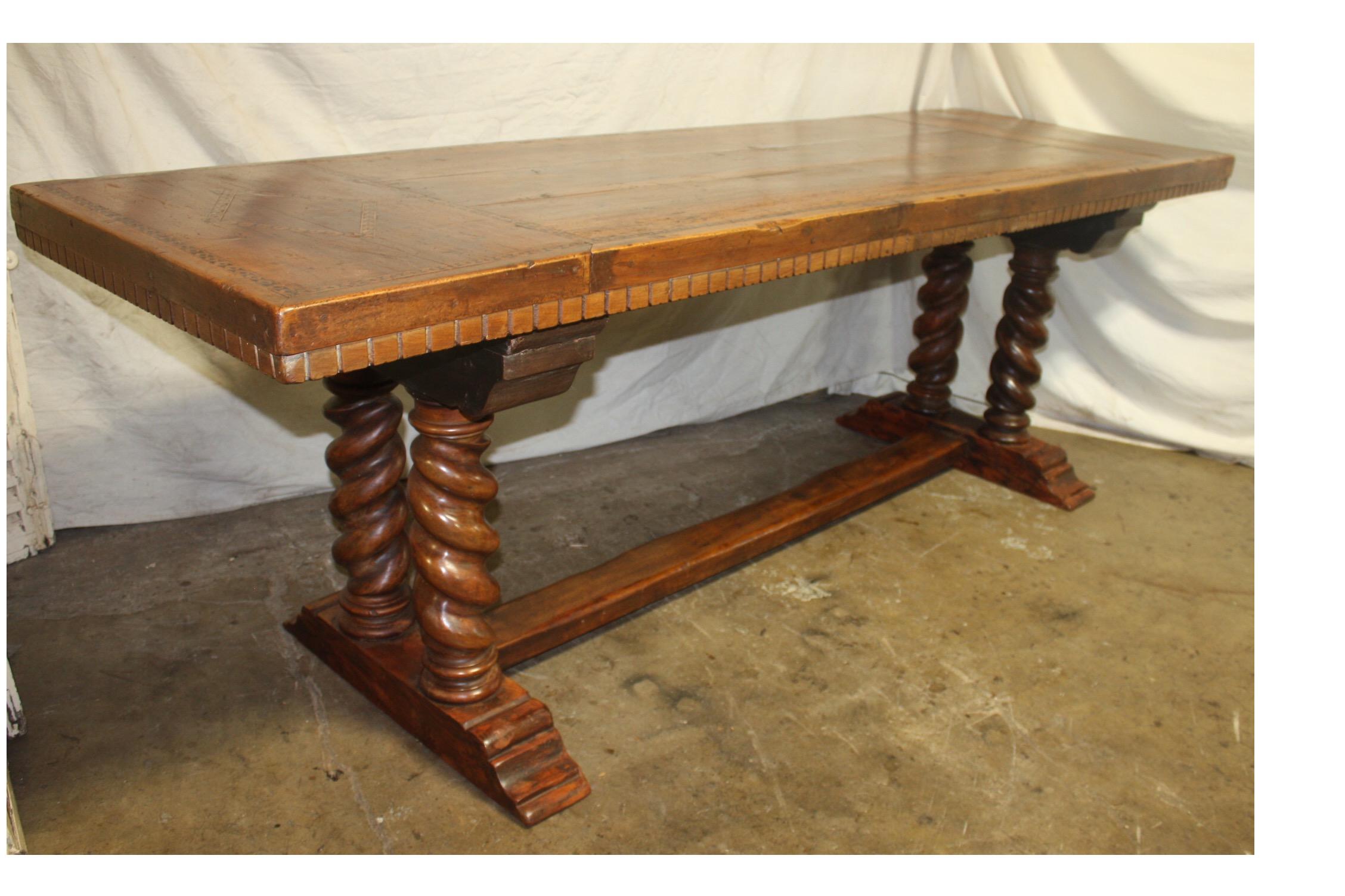 French 18th Century Monastery or Farm Table 7