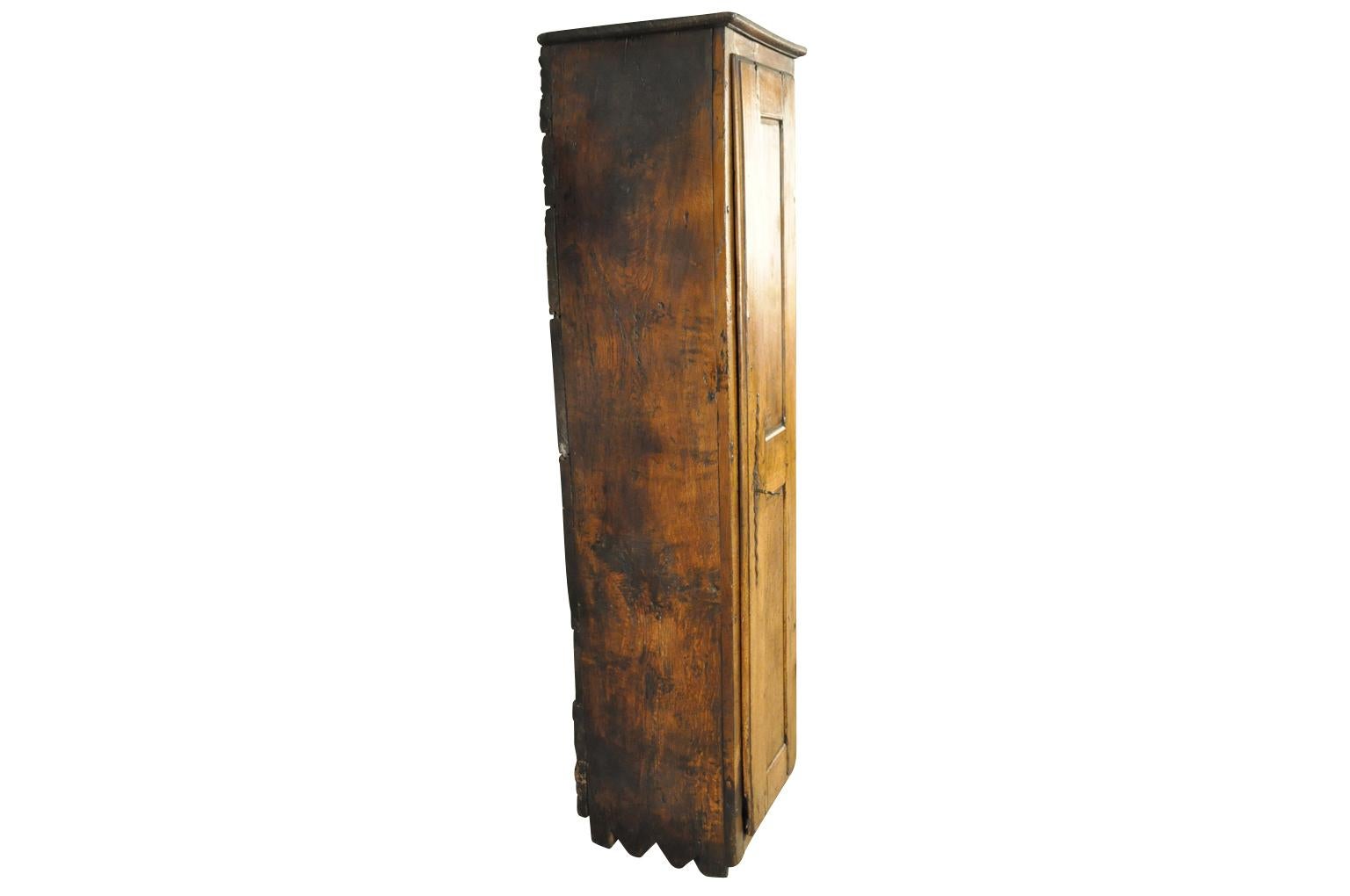 French 18th Century Narrow Cupboard In Good Condition In Atlanta, GA