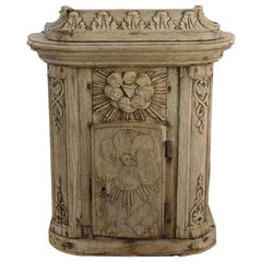 French 18th Century Oak Baroque Tabernacle