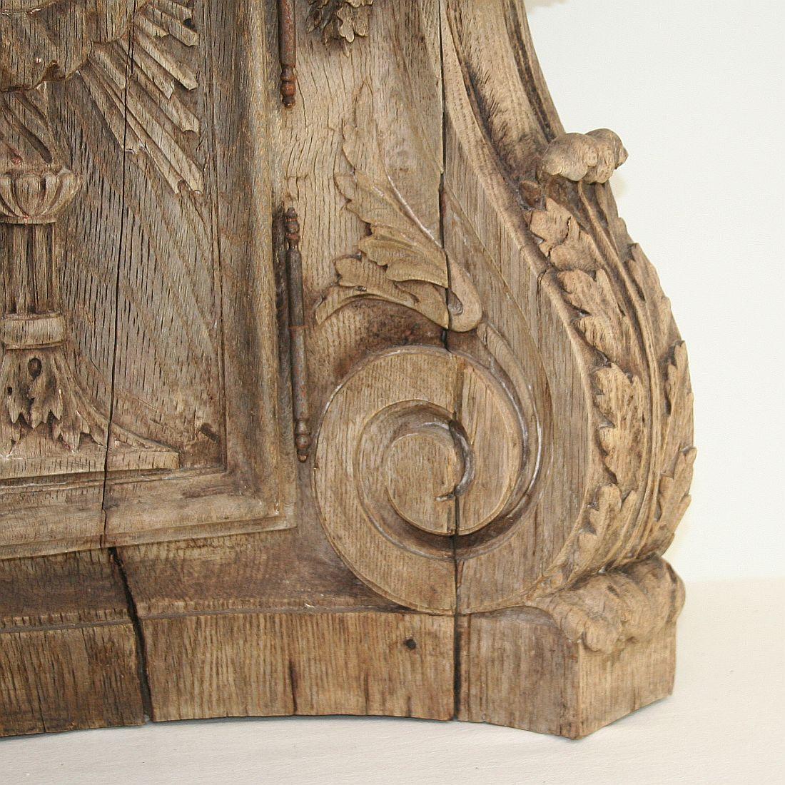 French 18th Century Oak Baroque Tabernacle Front 4
