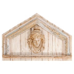 French 18th century overdoor or boiserie piece with Caryatid