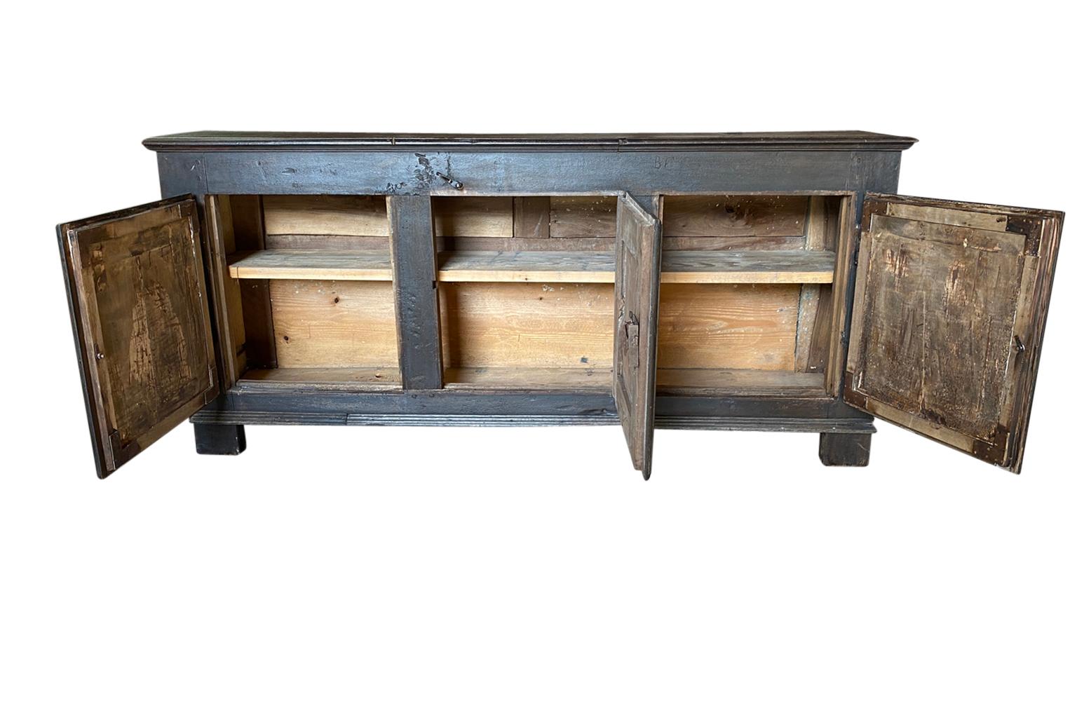 19th Century French, 18th Century Painted Buffet For Sale