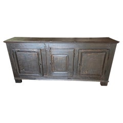 Antique French, 18th Century Painted Buffet