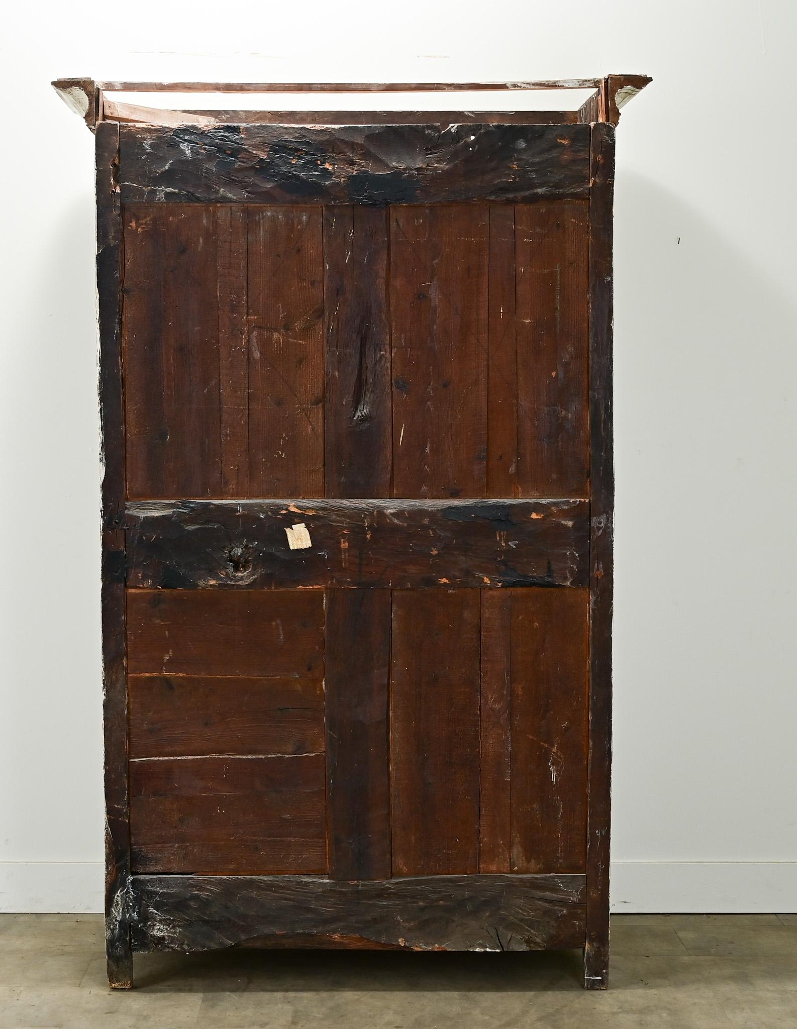 French 18th Century Painted Louis XV Armoire 7