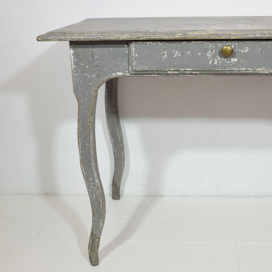 French 18th Century Painted Louis XV Table / Small Desk 4