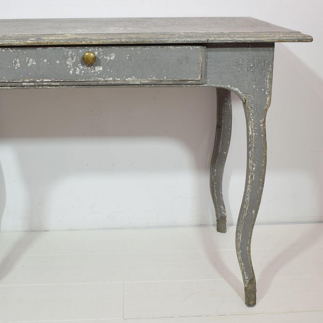 French 18th Century Painted Louis XV Table / Small Desk 5