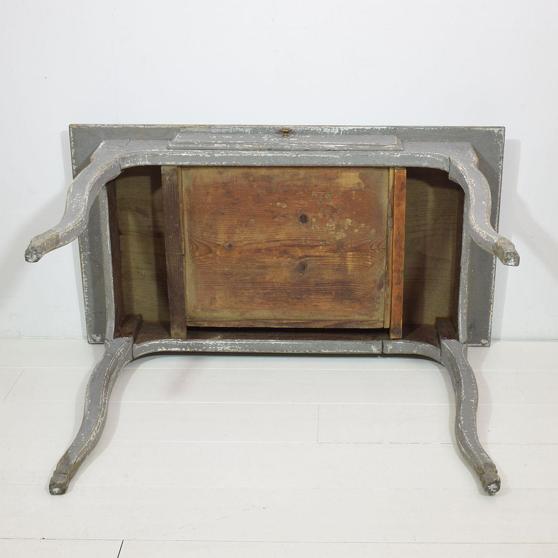 French 18th Century Painted Louis XV Table / Small Desk 14