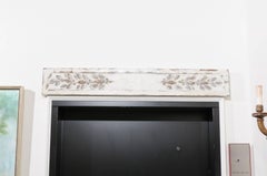 French 18th Century Painted Panel Depicting an Olive Tree Branch from Arles