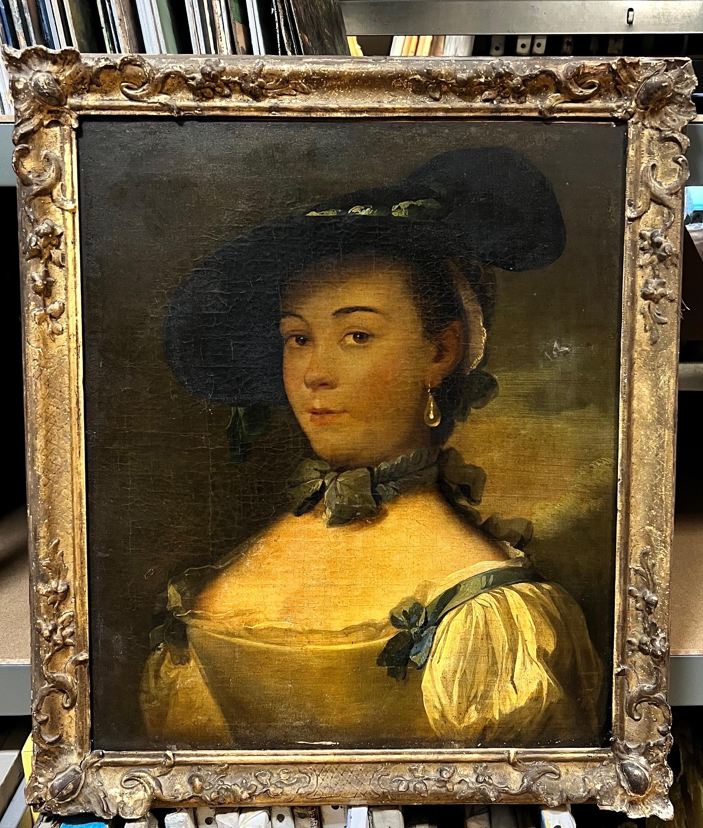 lady with a blue hat vermeer