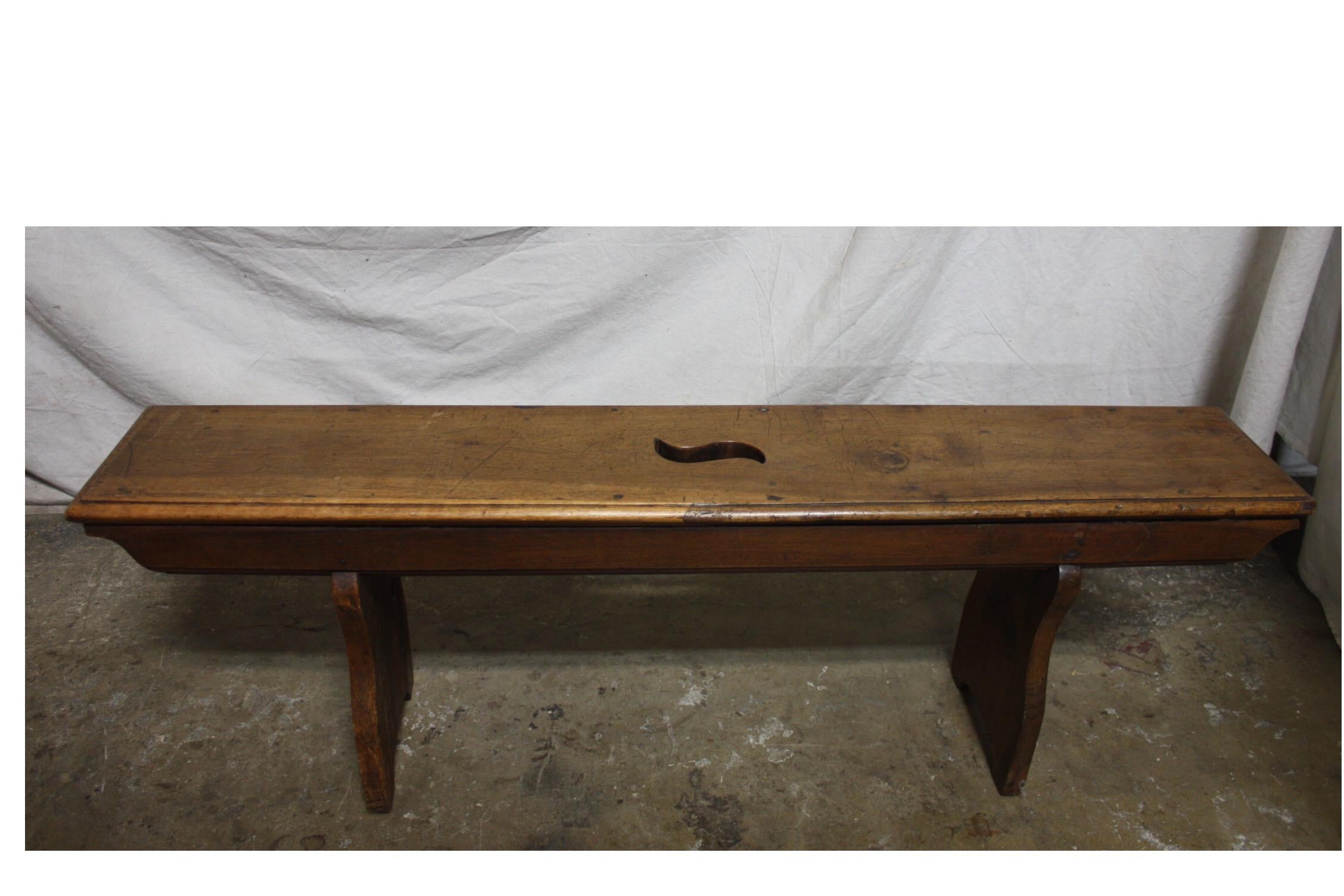 French 18th Century Pair of Benches 3