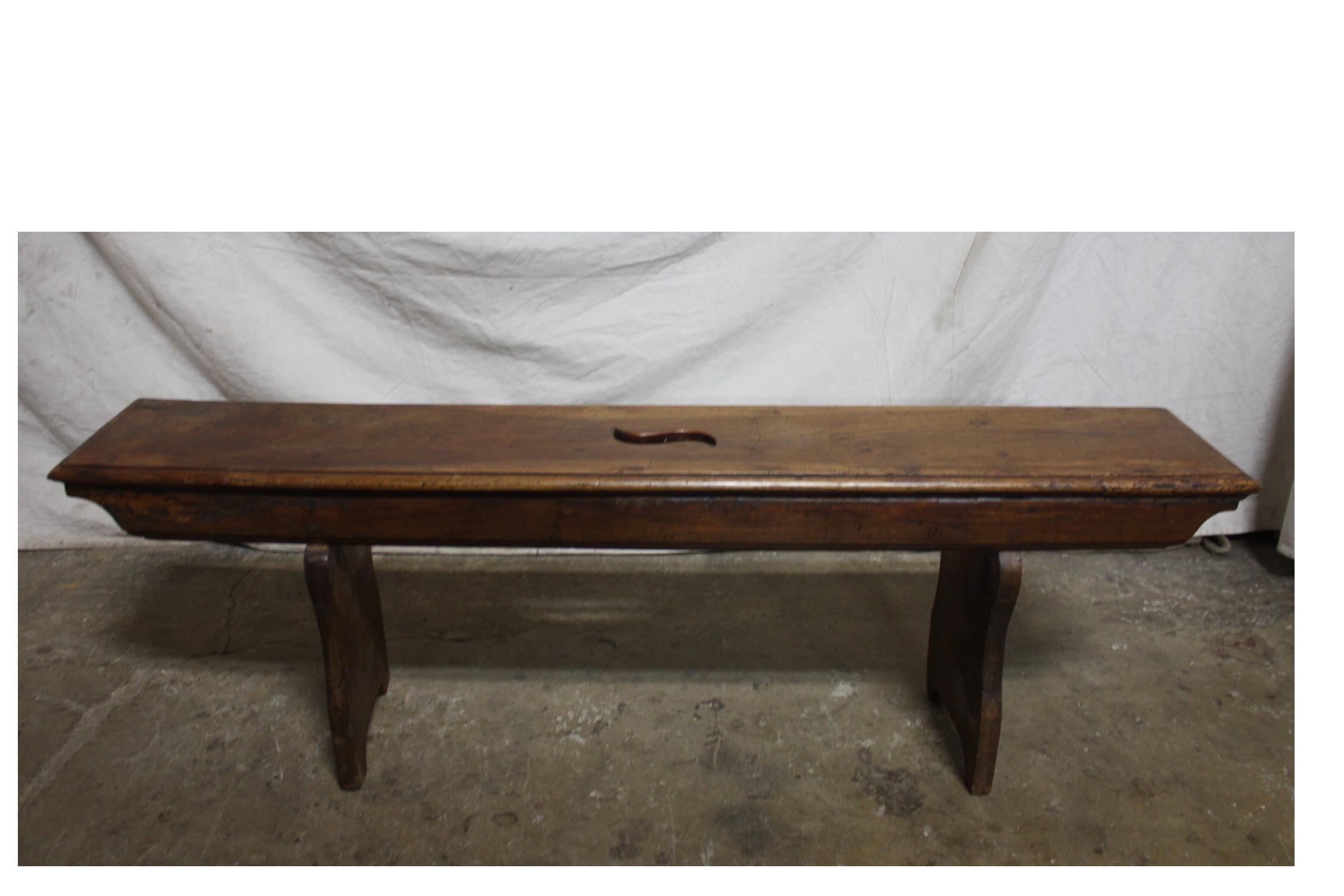 French 18th Century Pair of Benches 4