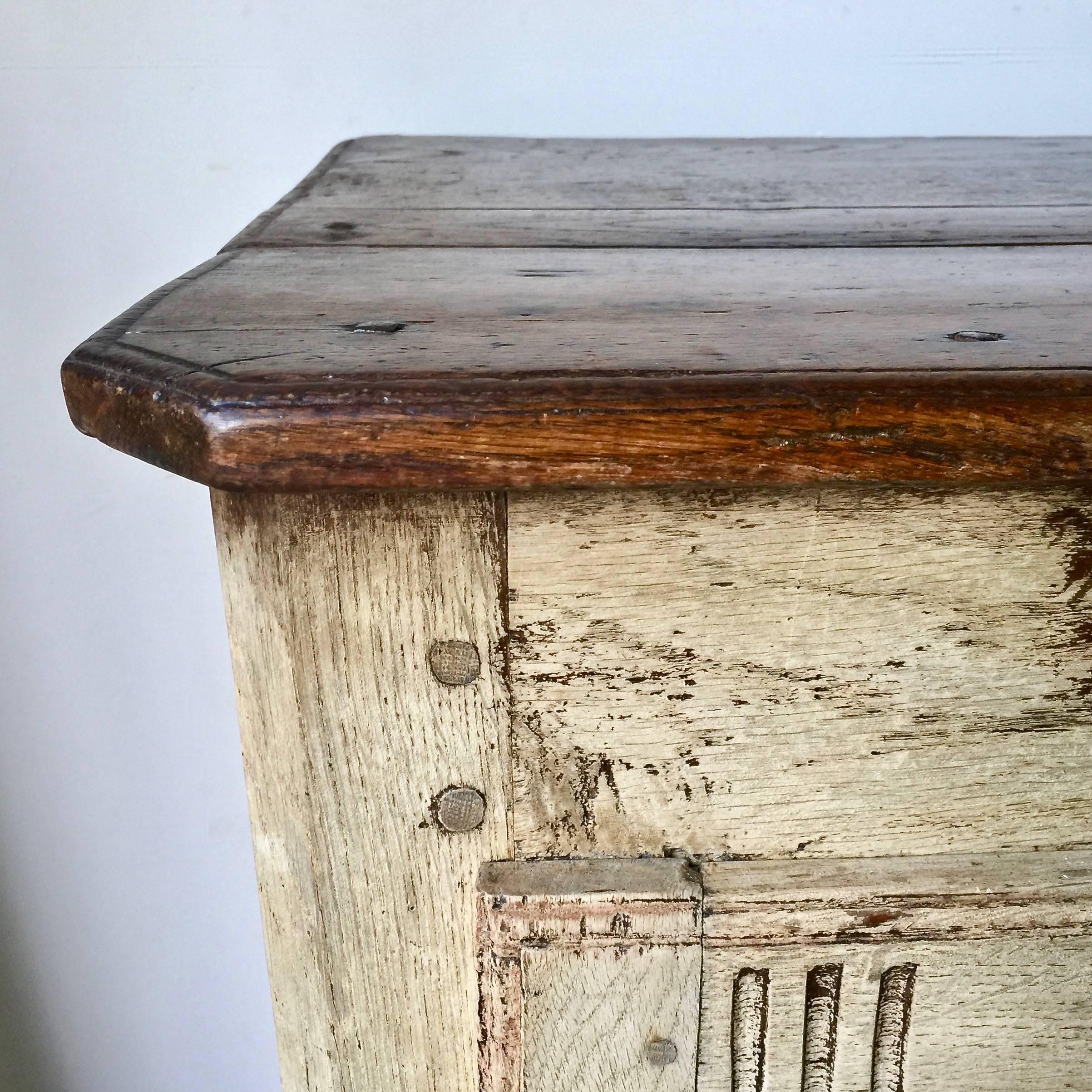 Bleached French 18th Century Period Oak Enfilade