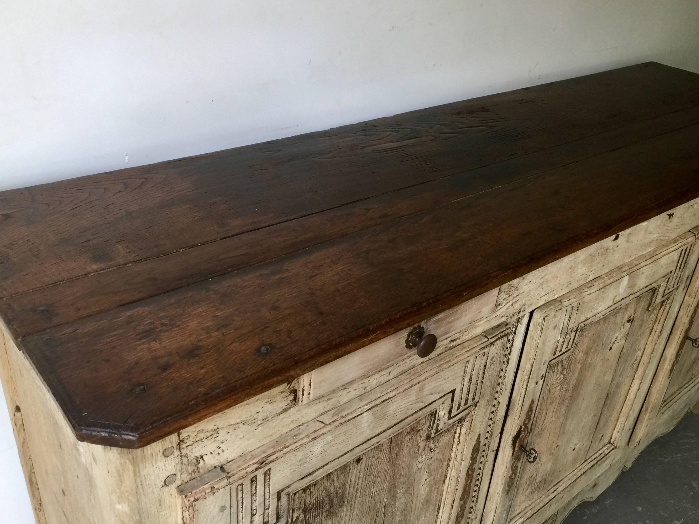 French 18th Century Period Oak Enfilade In Good Condition In Charleston, SC