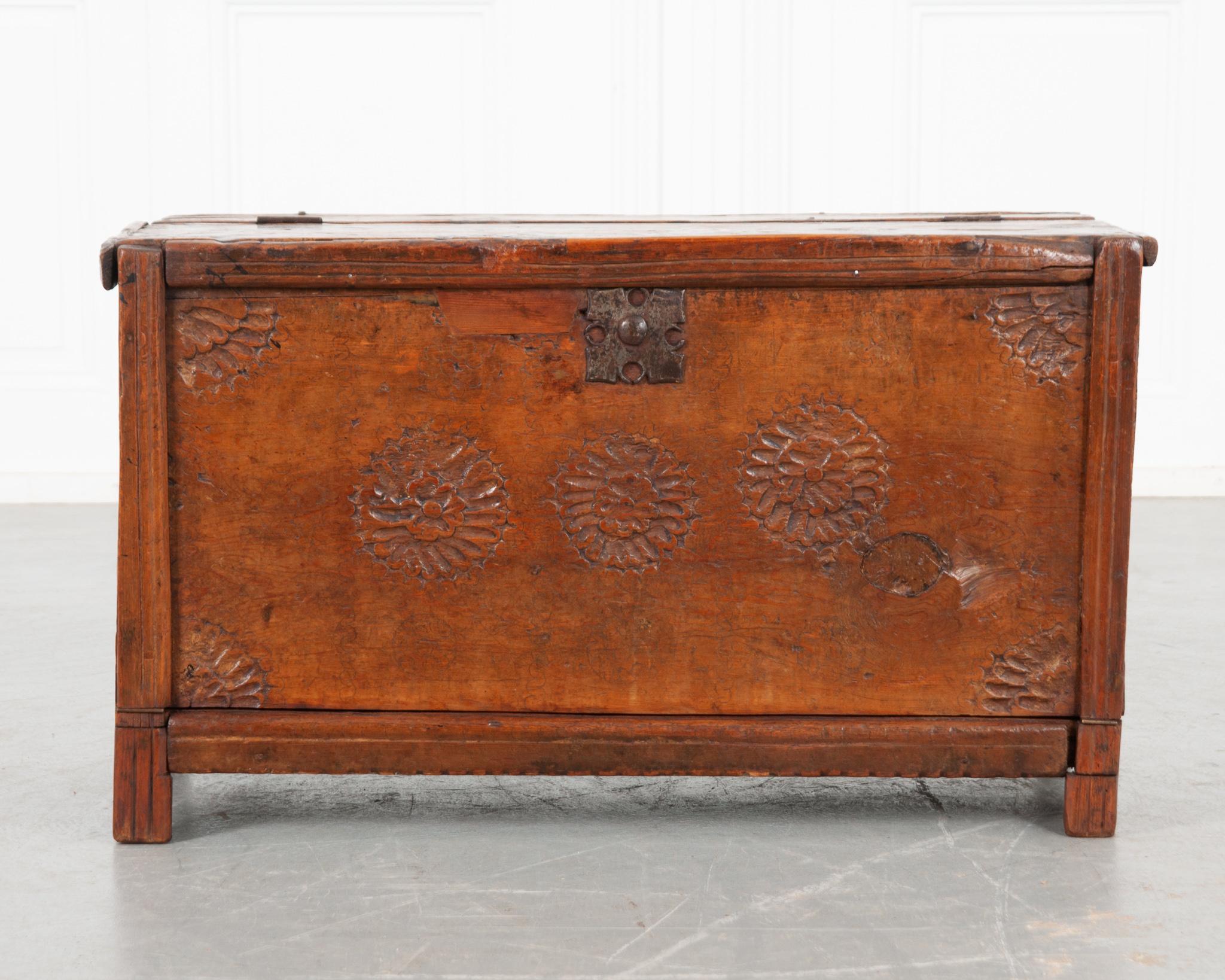 French Provincial French 18th Century Petite Coffer