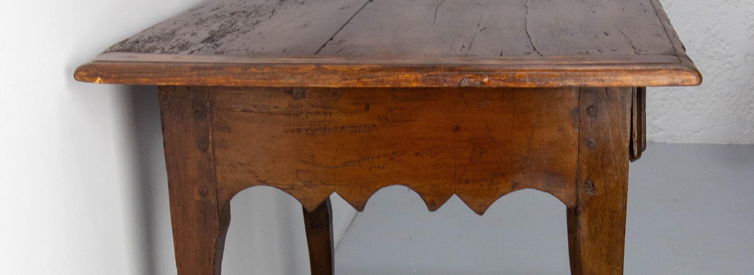 French 18th Century Poplar & Oak Writing Table Louis XV Period For Sale 7